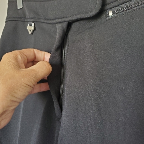 Vintage Fera Wool Blend Women's Ski Stirrups Pants Black Size 12 - Picture 5 of 7